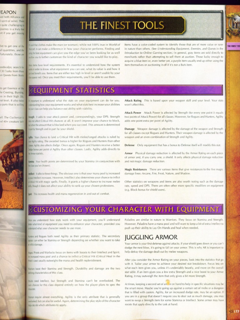 Tools WoW Classic PDF