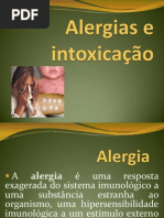 Alergias e intoxicação - versão antiga