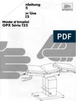 Schmitz OPX Operation Table - User Manual (en,De,Fr)