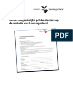 Beleidsnotitie Toegankelijke PDF Bestanden Gemeente Lansingerland - 0