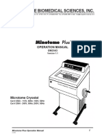 Cryostat Operations Manual - Minotome Plus - OM2563