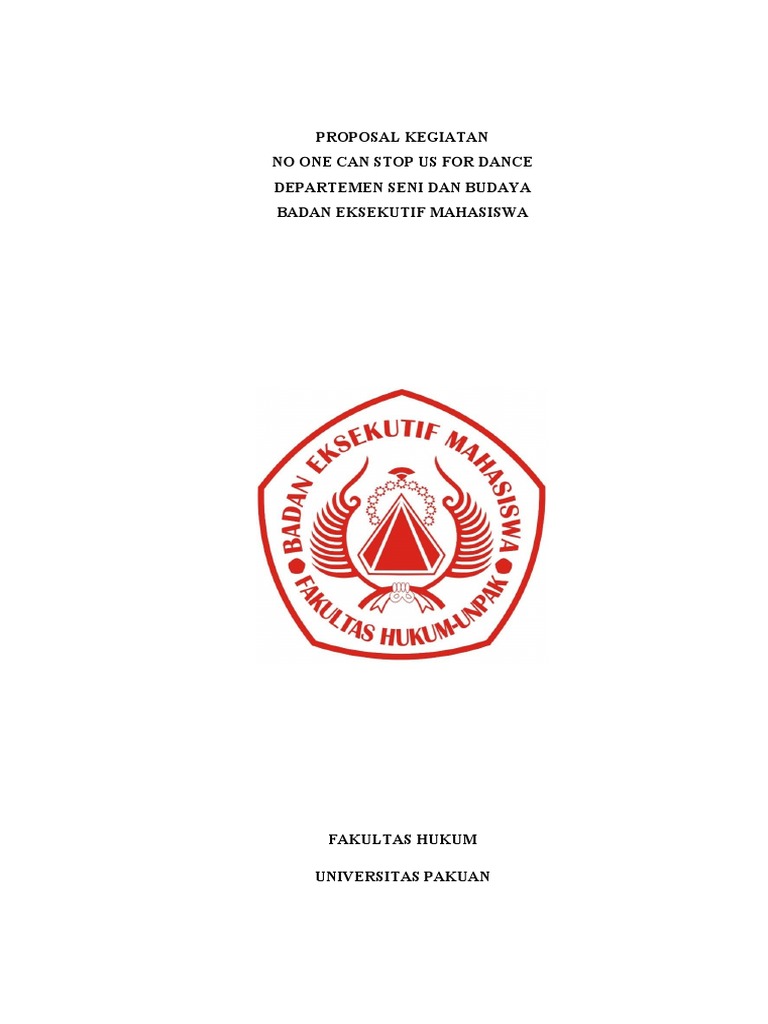Proposal Kegiatan Tari Modern Unpak | PDF