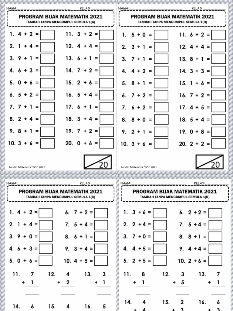 Bijak Matematik 2021 Pdf
