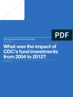 Impact of CDC Fund Investments 2004-12, Nov 2015