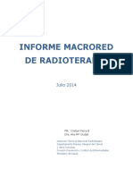 Informe Tecnico Macrored de Radioterapia