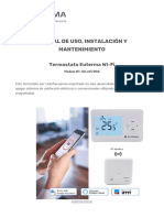 Manual Termostato Ambiente Wi Fi Euterma 2020