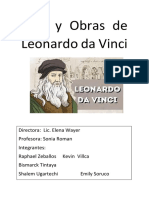 Vida y Obras de Leonardo Da Vinci