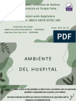 Ambiente Del Hospital y Administración de Conflictos