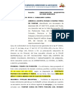 Prescripcion Adquisitiva de Dominio - Notarial