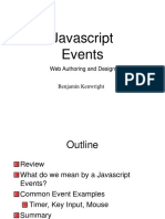 120 Javascript - Events