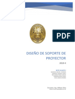 Diseño de Soporte de Proyector - Informe