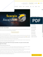 Scorpio Ascendant - People Born With Scorpio Ascendant and Their Traits
