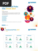 Marwadi Diwali Picks 2021 (Samvat 2078)