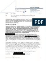 City Manager's Investigative Findings-Redacted