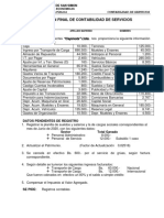 SERVICIOS Examen Final de Servicios Cont. Transportes