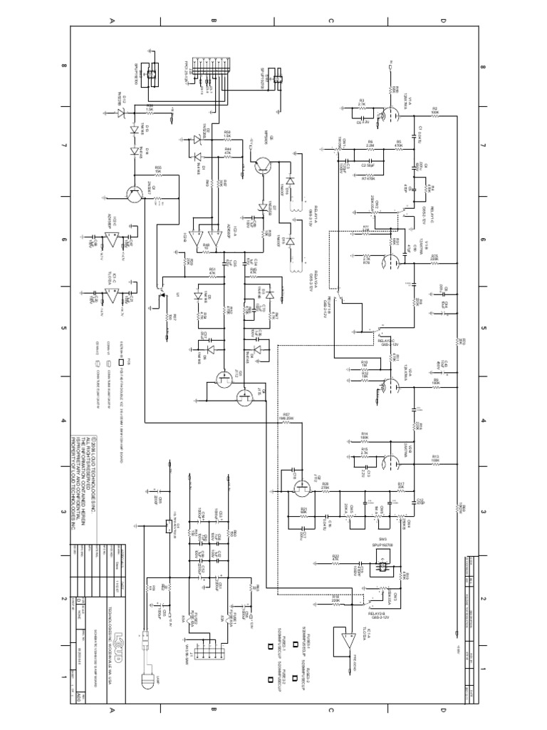 V33H Tube Amplifier Schematic | PDF