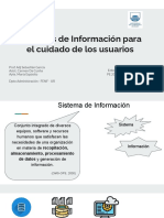 Sistemas de Información para El Cuidado de Los Usuarios