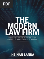 The Modern Law Firm How To Thrive in An Era of Rapid Technological Change (Heinan Landa) English - 2020 (Z-Library)