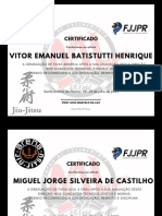 Certificado de Participação Fotografia Azul-Petróleo