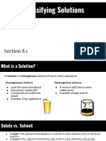 8.1 Classifying Solutions