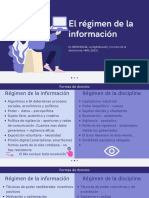 El Régimen de La Información: en INFOCRACIA, La Digitalización y La Crisis de La Democracia. HAN (2022)