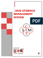 Cold Storage Software