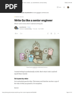 Write Go Like A Senior Engineer. What I Wish I Knew When I Started - by Jacob Bennett - Level Up Coding