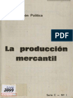 Producción Mercantil: Cuadernos de Educación Política