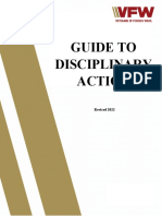 Guide To Disciplinary Action (Article IX)