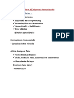 História-Resumo. Prova 1°-Bim