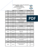 Calendario de Examenes A Titulo de Suficiencia Periodo Agosto 2023