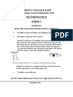 Form 1 Revision Paper