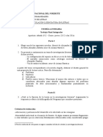 Trabajo Final Integrador. Teoría Literaria