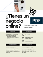 Flyer Empresa Negocio Online Informativo Profesional