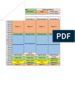 Time Management Weekly Schedule