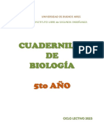 Cuadernillo Biología 5to 2023