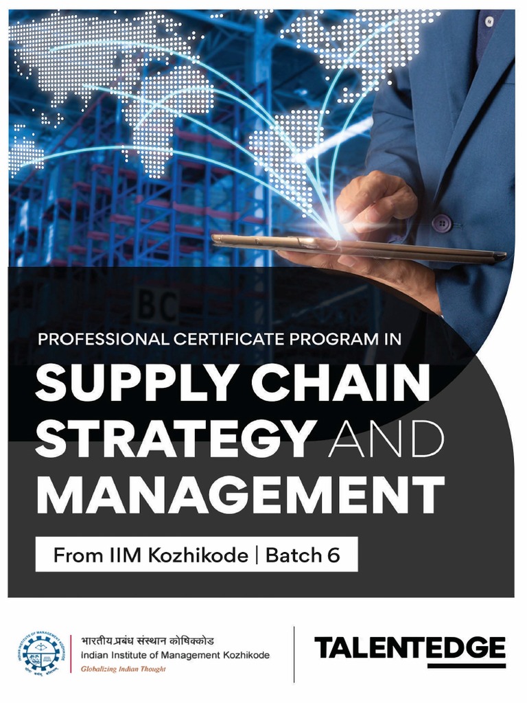 IIM Kozhikode Supply Chain Management Program | PDF