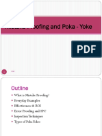 Mistake Proofing and Poka Yoke Presentation