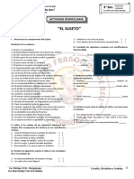 Actividad 3° - El Sujeto