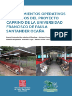 Procedimientos Operativos Sanitarios Del Proyecto Caprino de La Universidad Francisco de Paula Santander Ocaña