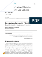 Bartolomé, Miguel Alberto - Los Pobladores Del Desierto. Genocidio, Etnocidio y Etnogénesis en La Argentina