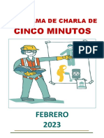 Manual de Charla de 5 Minutos de SST - Febrero