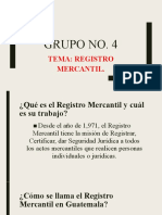 Grupo 4. Registro Mercantil