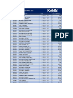 Price List Kéhlu Lights Dollars