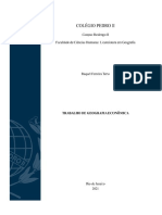 Trabalho - Geografia Econômica