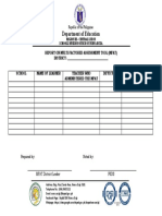 Mfat Assessment Report