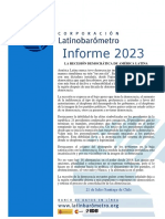 Latinobarómetro Informe 2023