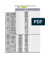 Foundation Programme - Trimester September 2011time Table Module: T-Physics II