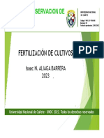 17. FERTILIZACION DE CULTIVOS