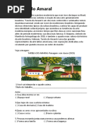Atividade de Artes Tarsila Do Amaral 3º Ano | PDF